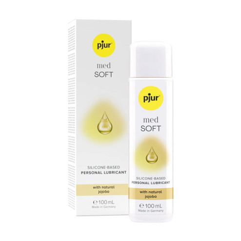 Лубрикант на силіконовій основі з олією насіння жожоба MED Soft glide, 100 мл Pjur (Німеччина)