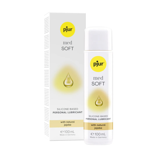 Лубрикант на силіконовій основі з олією насіння жожоба MED Soft glide, 100 мл Pjur (Німеччина)