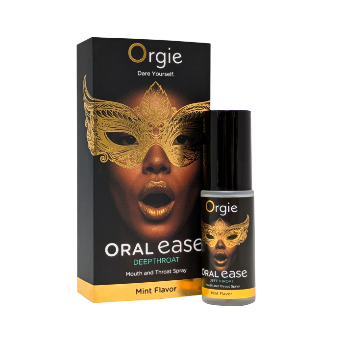 Спрей для глибокого мінету ORAL EASE, 15 мл  смак: мʼята Orgie (Бразилія-Португалія)