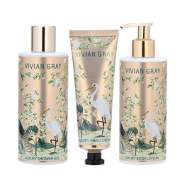 Набір гель для душу, лосьйон, крем VIVIAN GRAY Birds of Paradise 250х250х75ml