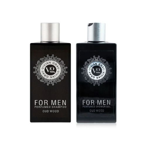 Набір Гель для душу & Шампунь для волосся VIVIAN GRAY For Men Oud Wood 2х350ml