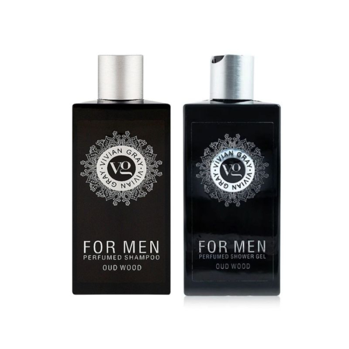 Набір Гель для душу & Шампунь для волосся VIVIAN GRAY For Men Oud Wood 2х350ml