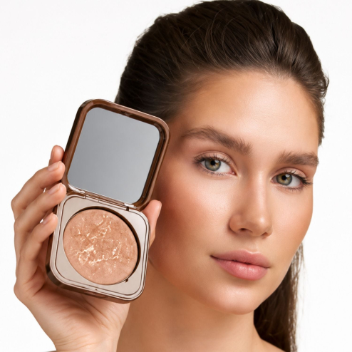 Бронзер для обличчя ZOLA Natural Bronze Glow 8,5g у відтінку: 04 Tan Marble