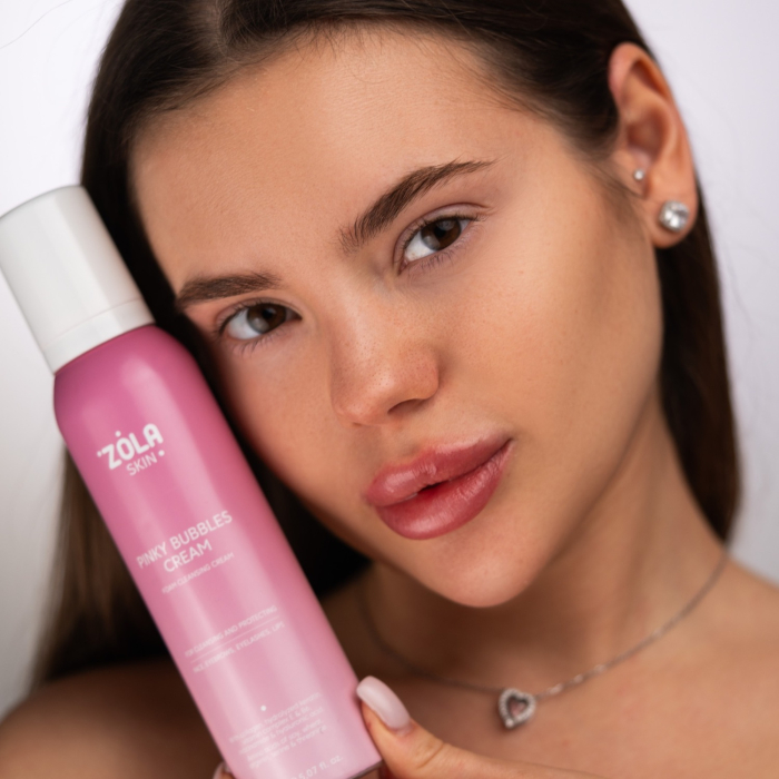 Крем-пінка для вмивання ZOLA Pinky Bubbles Cream