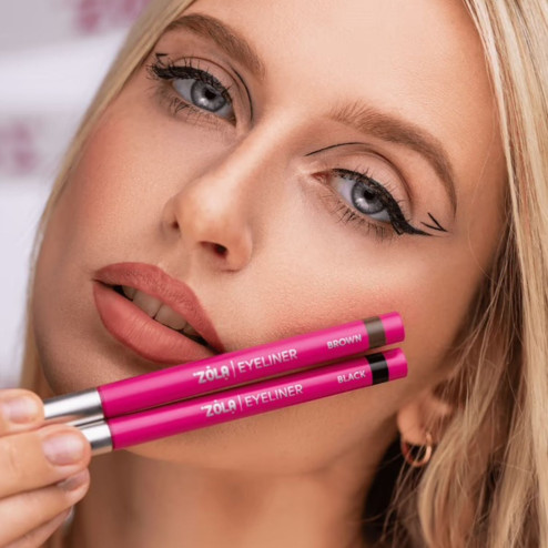 Лайнер для глаз ZOLA Eye Liner, 5,5 мл в оттенке: Brown