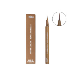 Лайнер для брів c моно-пензлем ZOLA Eyebrow Liner with mono brush 55ml у кольорі: Light Brown