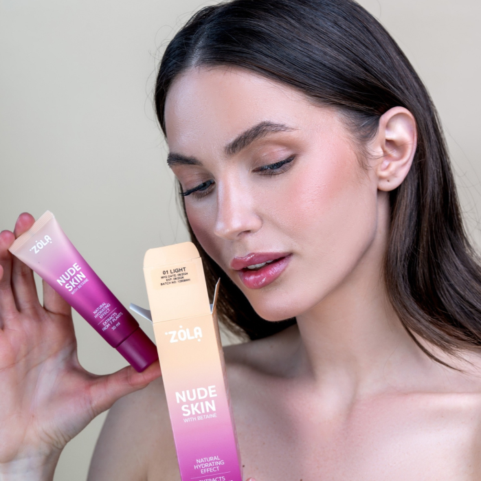Тональная основа ZOLA Nude Skin 01 Light