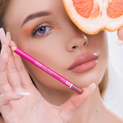 Карандаш для губ ZOLA Lip Pencil в оттенке: 03 Pale Rose