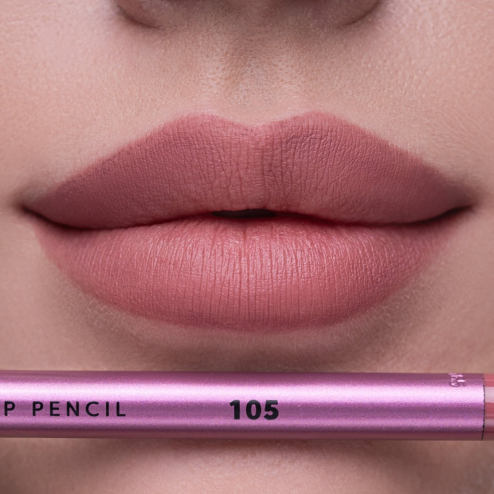 Олівець для губ гелевий ZOLA Gel Lip Pencil у відтінку: 105 Vintage Pink